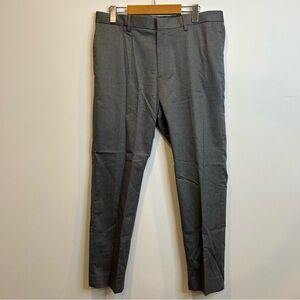 Banana Republic Mens Athletic Tapered Fit Cotton Dress Pants Chinos Pattern Grey